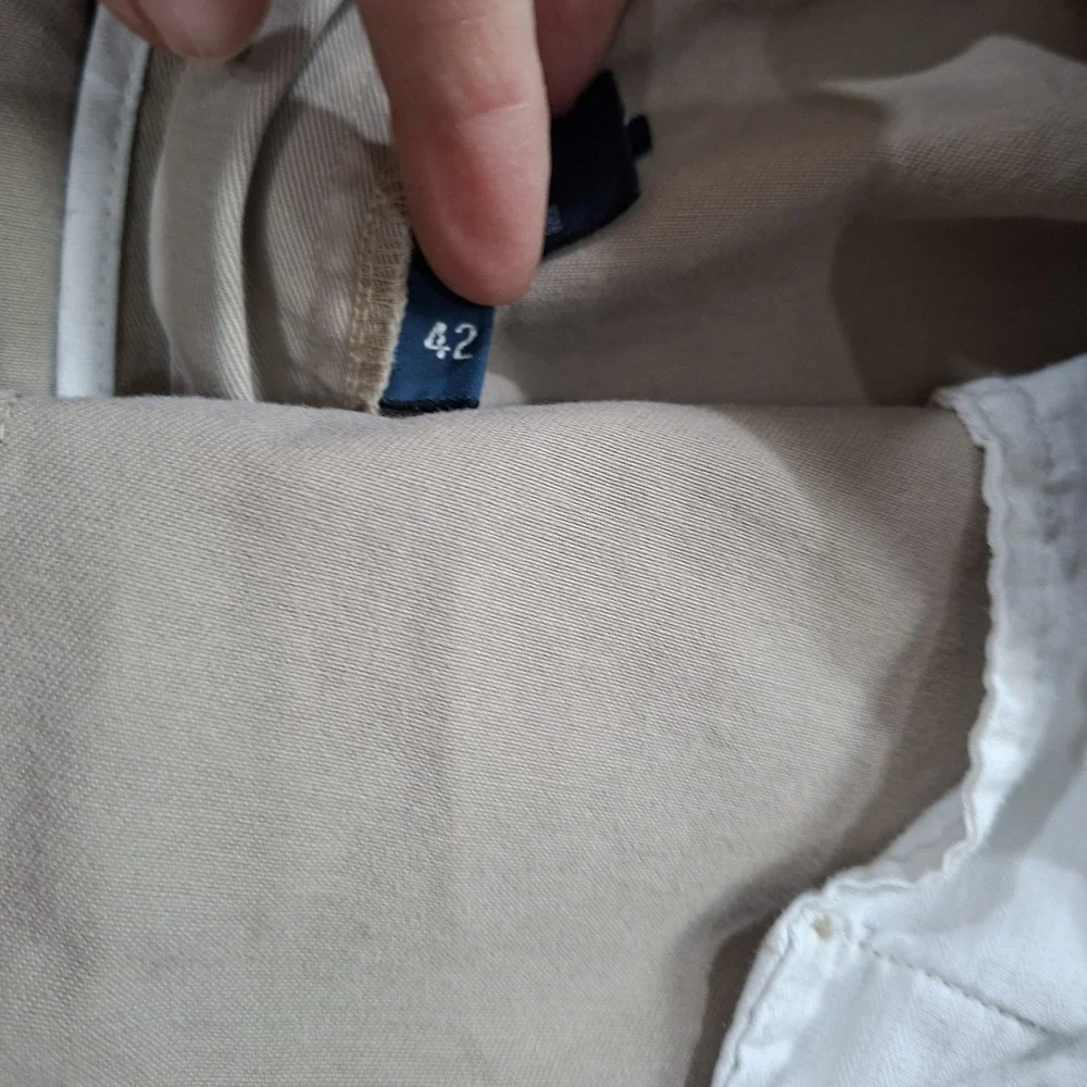 Polo Ralph Lauren Tyler Shorts 42 Khaki‎ Beige Tan Chino Pleated Vintage Logo